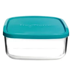 22x22cm Bormioli Rocco Frigoverre Classic Contenitore Per Alimenti Quadrato