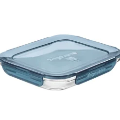 23x18 cm - Bormioli Rocco Frigoverre Evolution Contenitore Per Alimenti Ermetico Rettangolare In Vetro Temperato