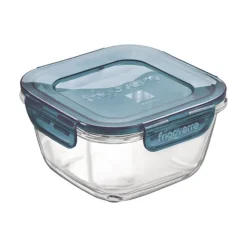 14x14 cm - Bormioli Rocco Frigoverre Evolution Contenitore Per Alimenti Ermetico In Vetro Temperato