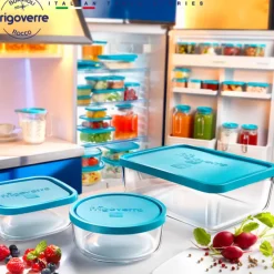 26x21 cm - Bormioli Rocco Frigoverre Classic Contenitore Per Alimenti Rettangolare