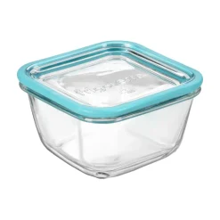 14x14 cm - Bormioli Rocco Frigoverre Future Contenitore Per Alimenti In Vetro Temperato