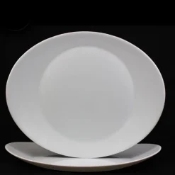 32x26 cm - Bormioli Rocco Prometeo Piatto Bistecca In Vetro Opale
