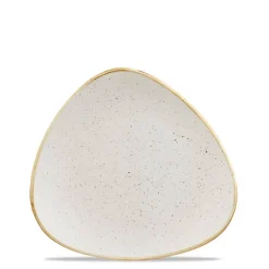19.2x19.2 cm - Churchill Stonecast Piatto Piano Triangolare In Porcellana Vetrificata