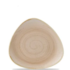19.2x19.2 cm - Churchill Stonecast Piatto Piano Triangolare In Porcellana Vetrificata