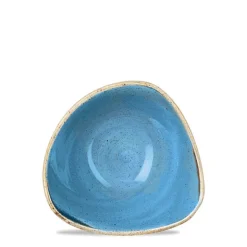 15.3x15.3 cm - Churchill Stonecast Piatto Fondo Triangolare In Porcellana Vetrificata