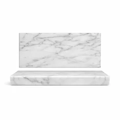 25x9 cm - Essentia Marble Piatto Presentazione Rettangolare In Marmo