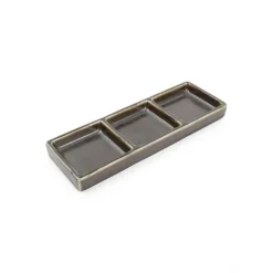 24x8 cm - F2D Ceres Vassoio In Porcellana - Set 4 Pz