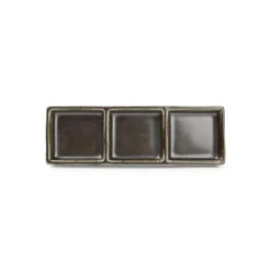 24x8 cm - F2D Ceres Vassoio In Porcellana - Set 4 Pz