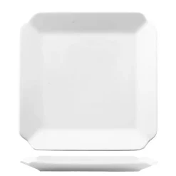 30x30 cm - Gural Porselen Napoli Piatto Piano In Porcellana - Set 6 Pz