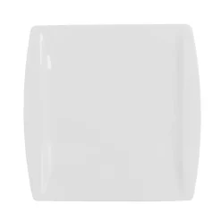 24x24 cm - Gural Porselen Napoli Piatto Piano In Porcellana - Set 12 Pz