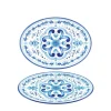 35x25.5 cm - Guzzini Blues Vassoio In Melamina - Set 2 Pz