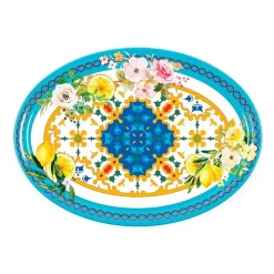 50x36 cm - Guzzini Flower Vassoio In Melamina - Set 2 Pz