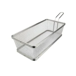 21x11 cm - Ilsa Mini Cestello Porta Snack Rettangolare In Acciaio Inox 18/10