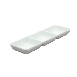 22x7 cm - Ilsa Oriental Series Piatto Vassoio 3 Scomparti In Melamina