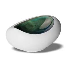20x15 cm - Le Coq Abyssos Coppa Gourmet Ovale In Stoneware