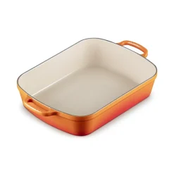 37x29 cm - Le Creuset Evolution Pirofila Rettangolare In Ghisa Vetrificata