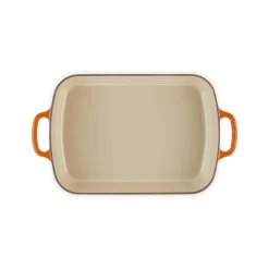37x29 cm - Le Creuset Evolution Pirofila Rettangolare In Ghisa Vetrificata