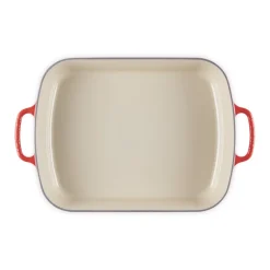 37x29 cm - Le Creuset Evolution Pirofila Rettangolare In Ghisa Vetrificata