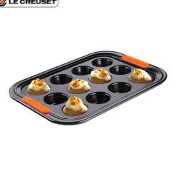 30x23 cm - Le Creuset Forme Speciali Stampo Mini Muffin Rettangolare 12 Impronte Antiaderente