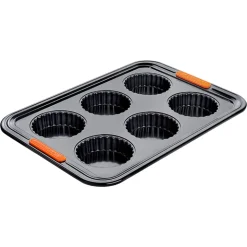 39x27 cm - Le Creuset Forme Speciali Stampo Crostatine Rettangolare 6 Impronte Antiaderente