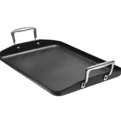 35x25 cm - Le Creuset Les Forgées Bistecchiera Rettangolare In Alluminio Antiaderente
