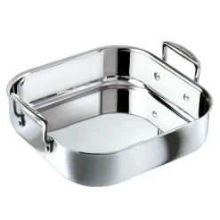 26x26 cm - Le Creuset Teglia Quadrata In Acciaio Inox