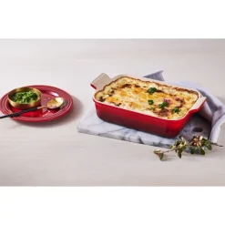 32x24 cm - Le Creuset Tradition Pirofila Rettangolare In Gres Vetrificato