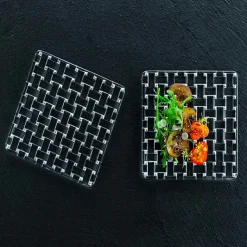 14x14 cm - Nachtmann Bossa Nova Piatto Piano In Vetro - Set 2 Pz