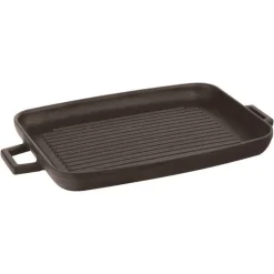 42x31 cm - Paderno Bistecchiera Rettangolare In Ghisa Smaltata