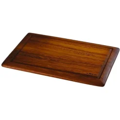 35x25 cm - Paderno Cast Iron Cookware Vassoio In Legno
