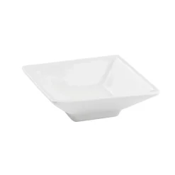 8x8 cm - Paderno Finger Food Mini Piattino In Porcellana