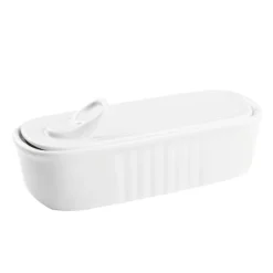 13.5x5.5 cm - Paderno Finger Food Scatoletta Sardine In Porcellana