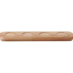 36x8 cm - Paderno Happy Hour Vassoio Porta Snack Con Inserti In Legno