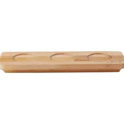 28x8 cm - Paderno Happy Hour Vassoio Porta Snack Con Inserti In Legno