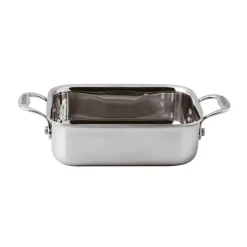12x10 cm - Paderno Series 12200 Miniature Tegamino Rettangolare In Acciaio Inox