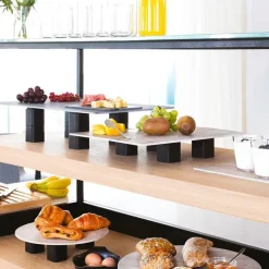 6x5 cm - Paderno Serving Trays Supporto Vassoio In Poliestere