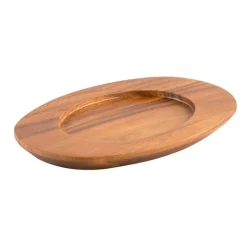 12x9 cm - Paderno Sottopentola Per Casseruola Ovale In Legno