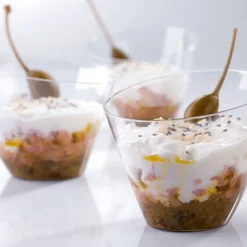 8.1x7.3 cm - Paderno Tableware, Buffet & Display Bicchierino Monoporzione In Polistirolo - Set 100 Pz