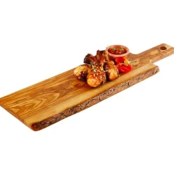 44x20 cm - Paderno Tableware Buffet & Display Vassoio Con Manico In Legno di Ulivo