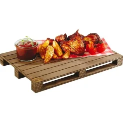 30x20 cm - Paderno Tableware Buffet & Display Mini Pedana Vassoio In Legno di Betulla