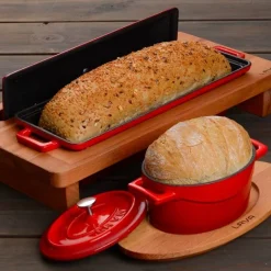 40x26 cm - Paderno Terrina Da Forno Rettangolare In Ghisa Smaltata