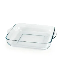 28x28 cm - Pasabahce Borcam Tegame Quadrato In Vetro Borosilicato