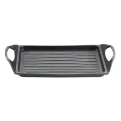 45x27 cm - Pintinox Pro Piastra Grill Rettangolare In Alluminio Antiaderente