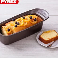 26x10 cm - Pyrex Asimetria Stampo Plum Cake Rettangolare Antiaderente