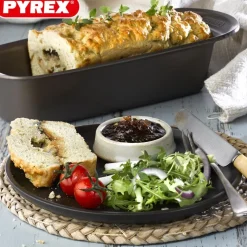 26x10 cm - Pyrex Asimetria Stampo Plum Cake Rettangolare Antiaderente