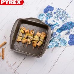 24x24 cm - Pyrex Asimetria Teglia Rotonda Antiaderente