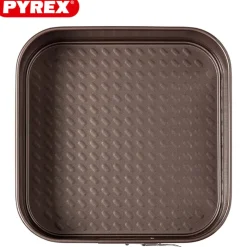 24x24 cm - Pyrex Asimetria Tortiera Apribile Quadrata Antiaderente
