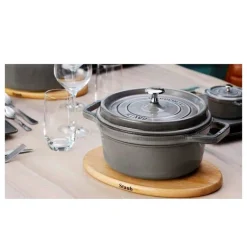 29x20 cm - Staub Sottopentola Magnetico Ovale In Legno