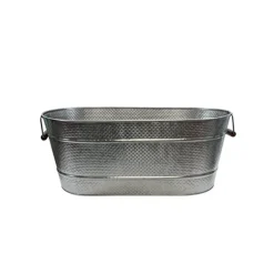 70x38 cm - Tablecraft Vasca Portabottiglie Ovale In Acciaio Inox