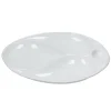 34.5 x 29 cm - Tognana Gourmet Piatto Presentazione 4 Scomparti In Porcellana Set 2 Pz